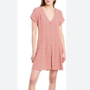 Rolla's Women's Milla Mini Tulips Dress, Coral, Pink, Print, X-Small